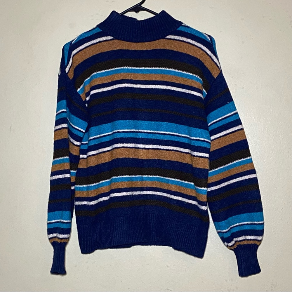 St Johns Bay Women’s Striped Sweater Size Medium